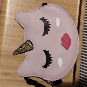 Betsey Johnson Luv Betsey Unicorn Cat Wristlet